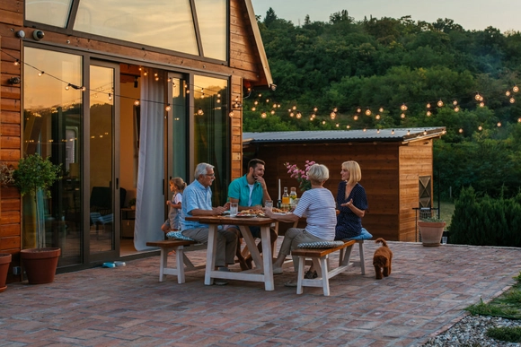 Solarleuchten im Garten